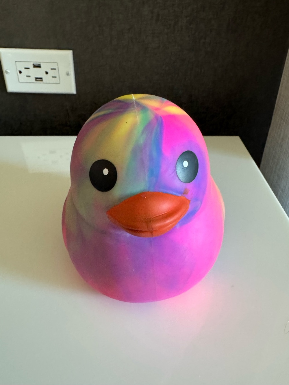 Squeezy Tie Dye Duck